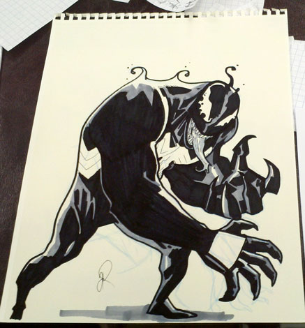 Free Comic Book Day Sketch - Venom