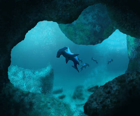 submarine cave