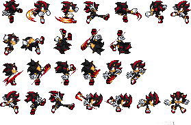 Custom Sonic Sprites (Original Palette) by MylesDeGreat on DeviantArt