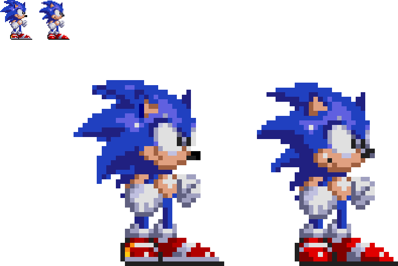 Sonic 3 Rig Sprites Modernized Sonic 3 Sprite by MylesDeGreat on DeviantArt