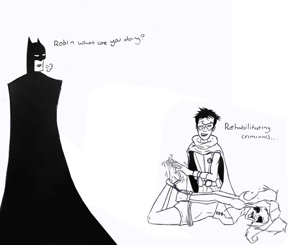 OLD ART FROM TKGEEK! (32) HARLEY QUINN X ROBIN by paranormalnerdom on ...