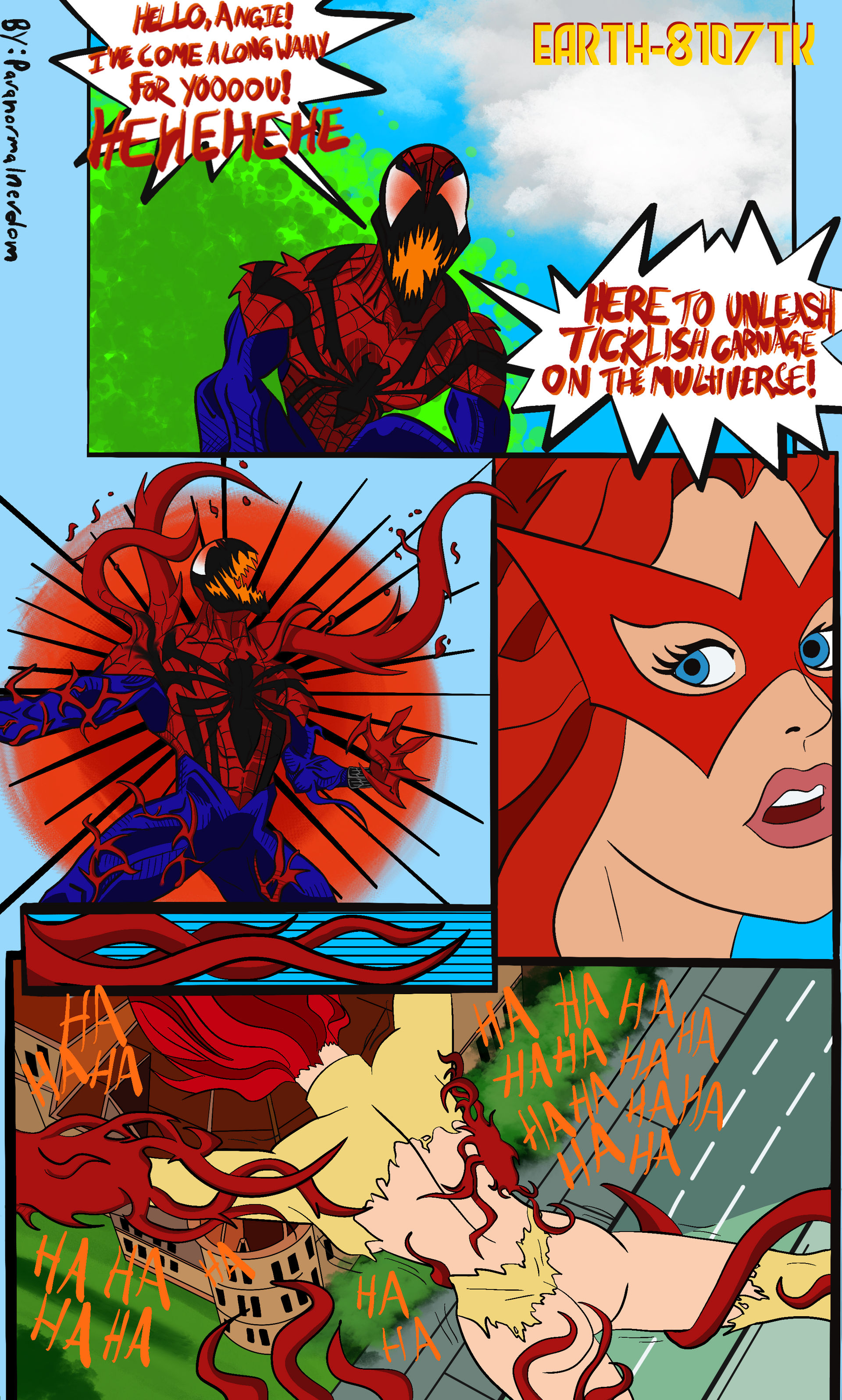 Paranormalnerdom Deviantart Hysteria: The Tickle-Verse #1 FireStar (1/2) by paranormalnerdom on ...