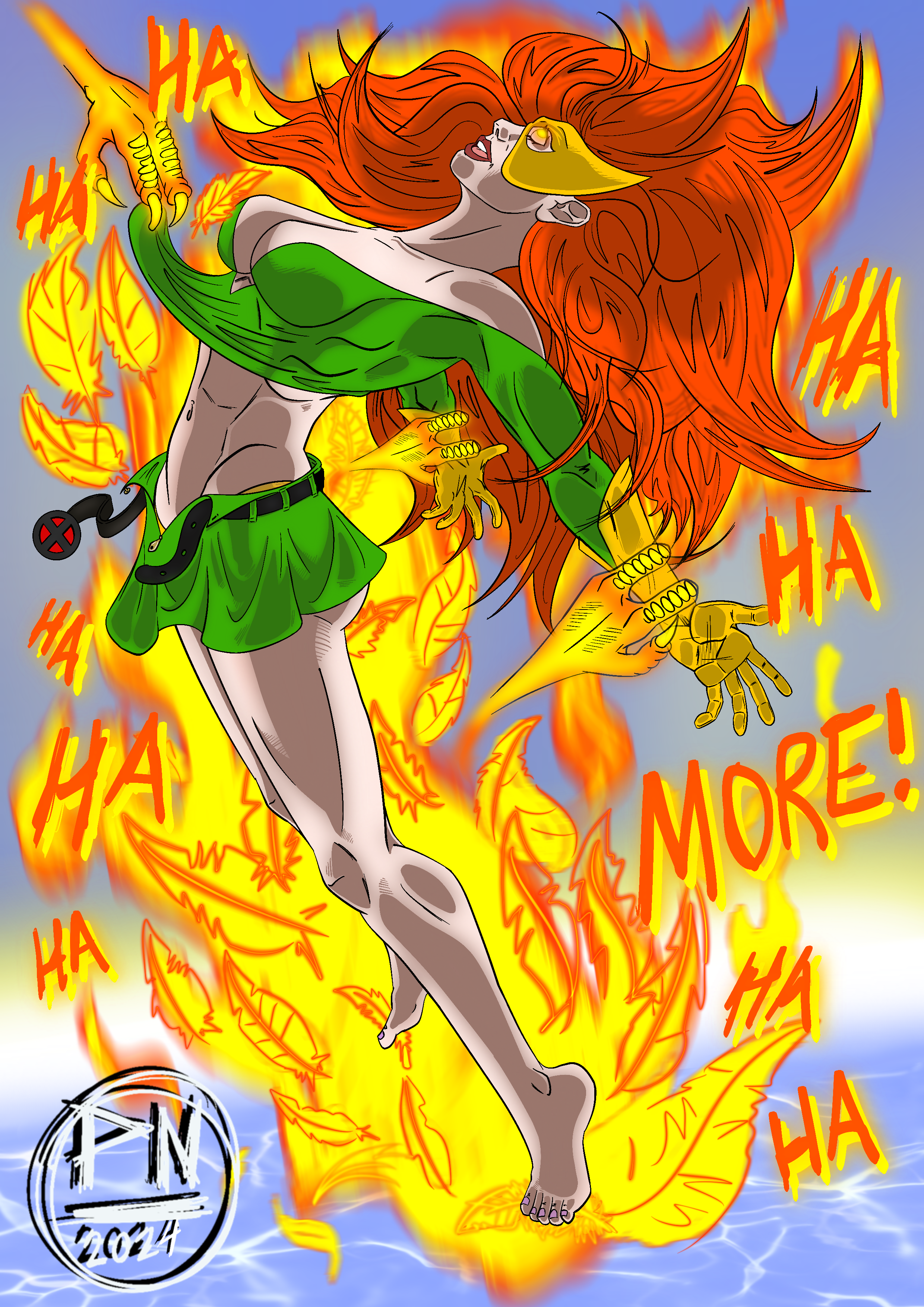 Paranormalnerdom Deviantart Jean Grey: Phoenix Force Tickling! by paranormalnerdom on DeviantArt