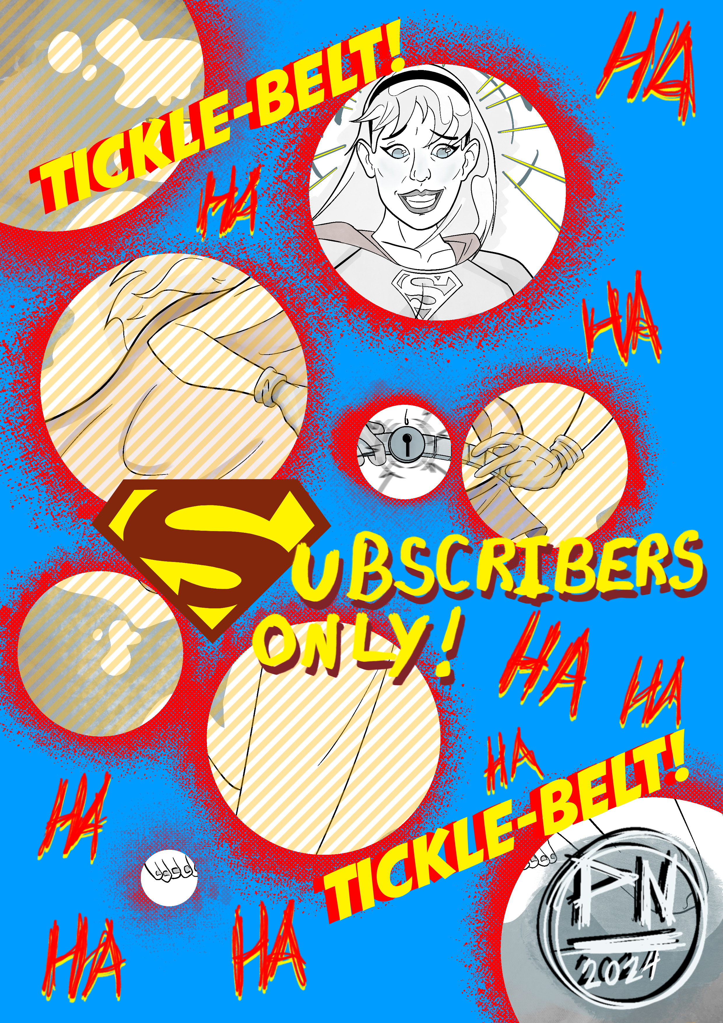 Paranormalnerdom Deviantart Supergirl VS The Tickle-Belt! (PREVIEW) by paranormalnerdom on DeviantArt