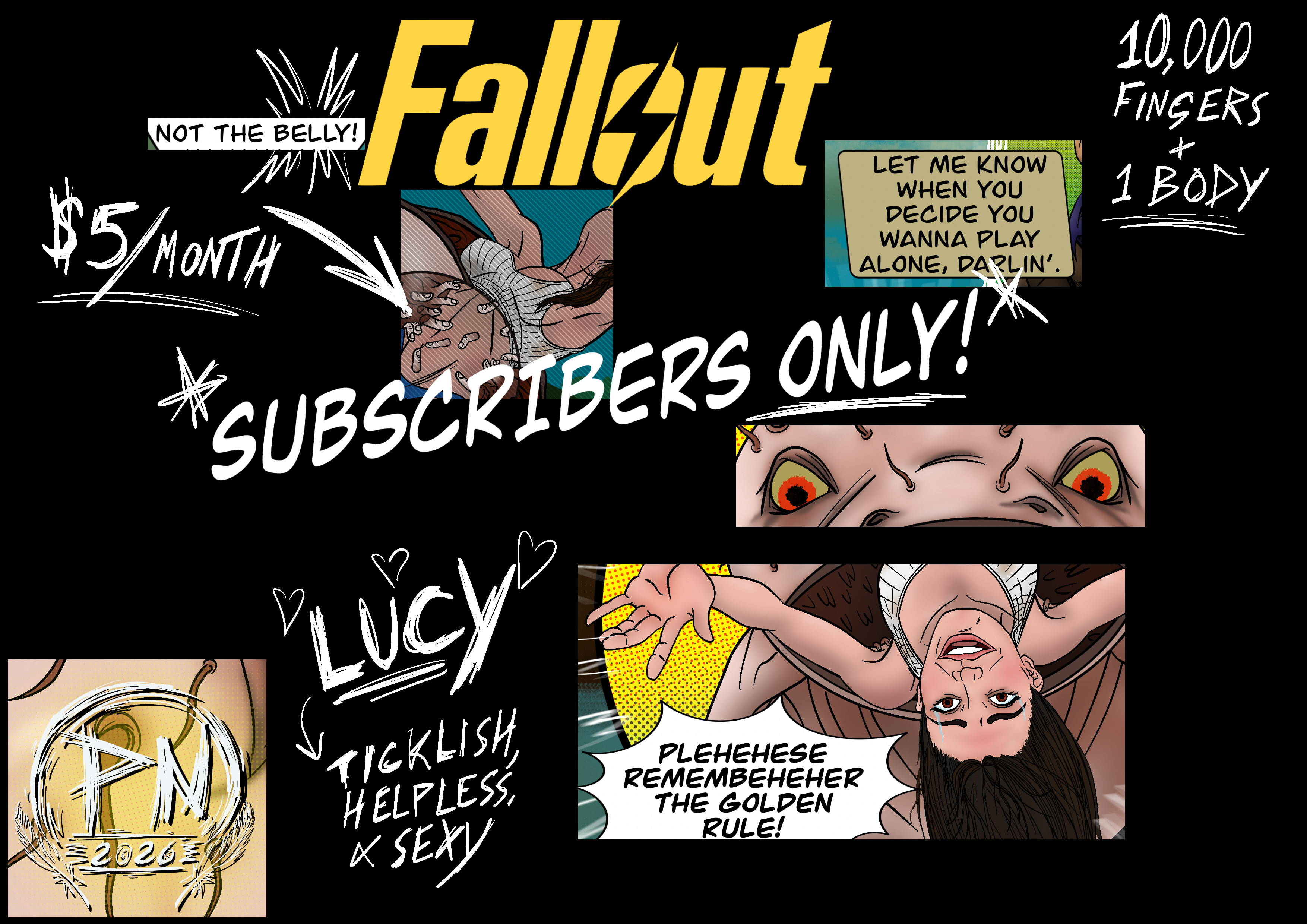 Paranormalnerdom Deviantart Lucy MacLean: Tickled by the Gulper! (PREVIEW) by paranormalnerdom on ...