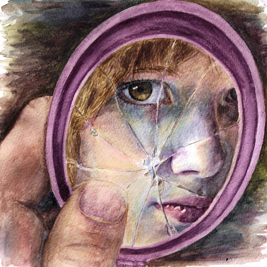 the broken mirror. by Deko-kun on DeviantArt