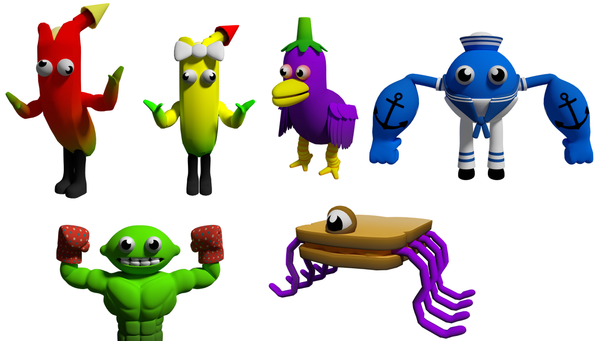 Garden Of Banan Characters By Dabykong On DeviantArt garden-of-banan-characters-by-dabykong-on-deviantart