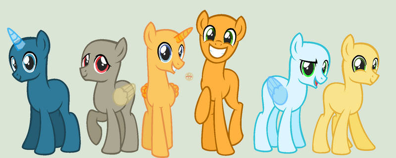 Base: Mane 6 Husbandos