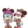 Mickey and Minnie Hipsters (PNG 1)