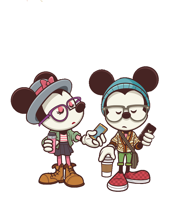 Mickey Mouse Hipster 