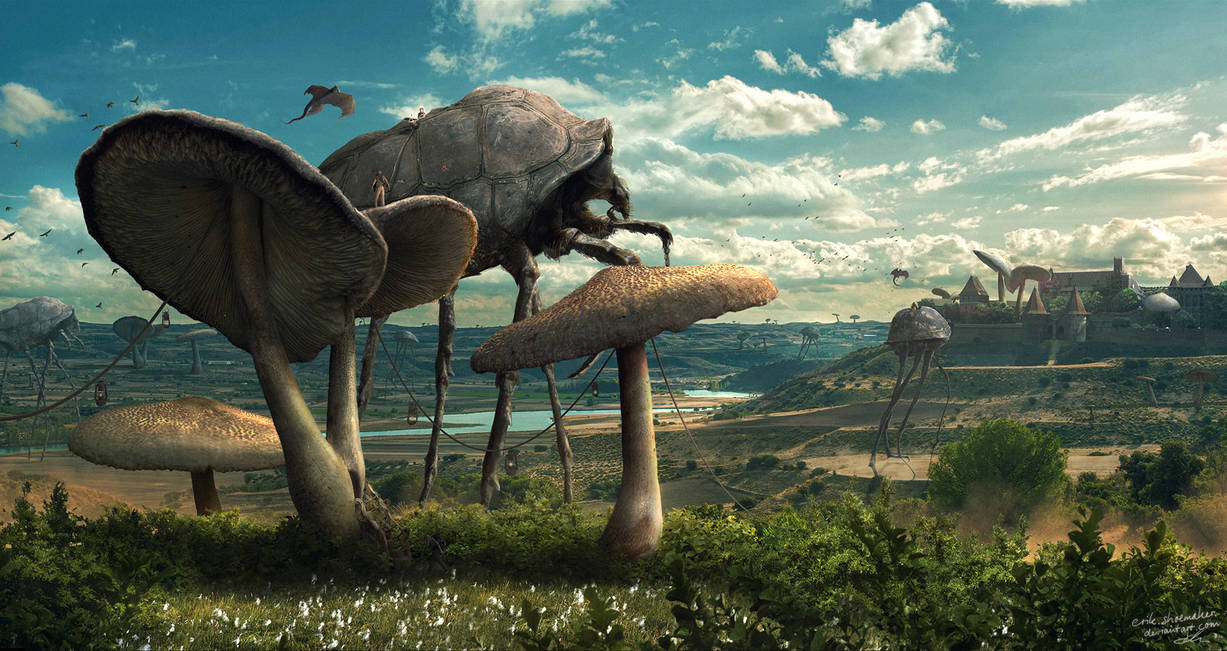 Striders of Vvardenfell by ErikShoemaker Striders of Vvardenfell by ErikShoemaker