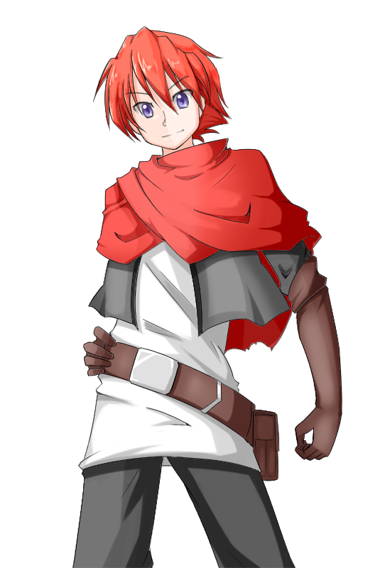 Anime boy red hair render by NotSoCreativ on DeviantArt