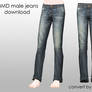 MMD Male Jeans + DL