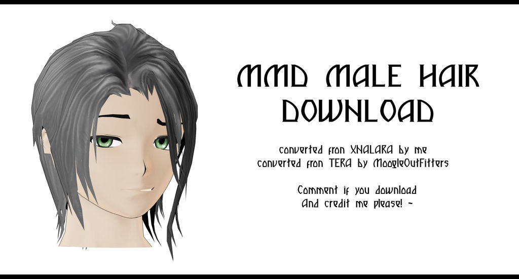 MMD - Watchers Gift - Soft Male Hair + DL by IamMaemi on DeviantArt