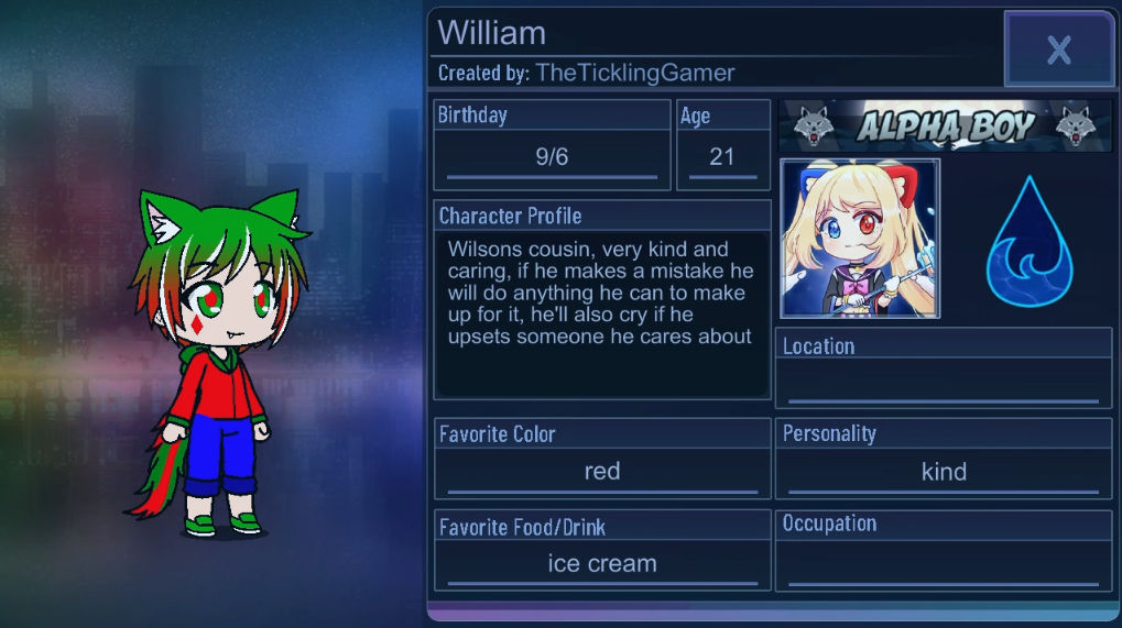 Gacha club OC's - William by theticklinggamer on DeviantArt