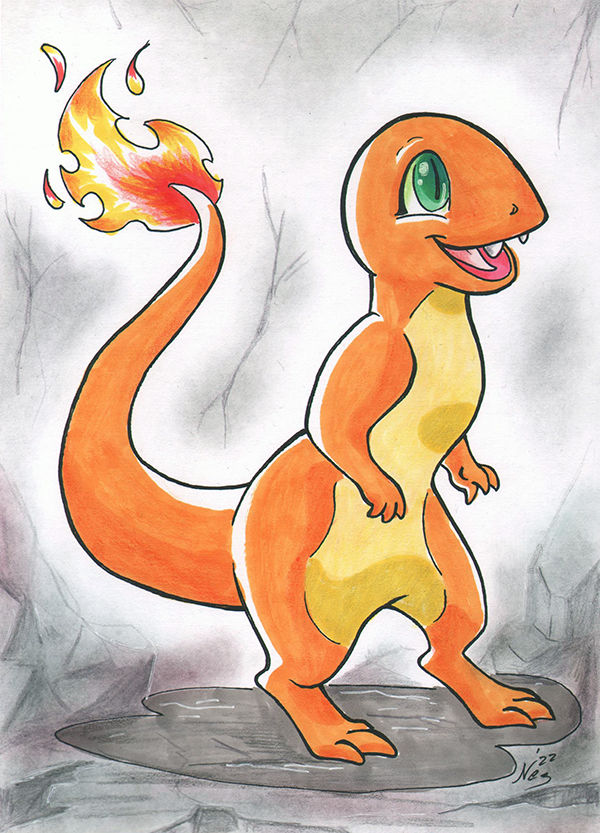 Pokemon - Charmander by Wazaga on DeviantArt