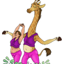 Comms - Yoga Giraffe Girl