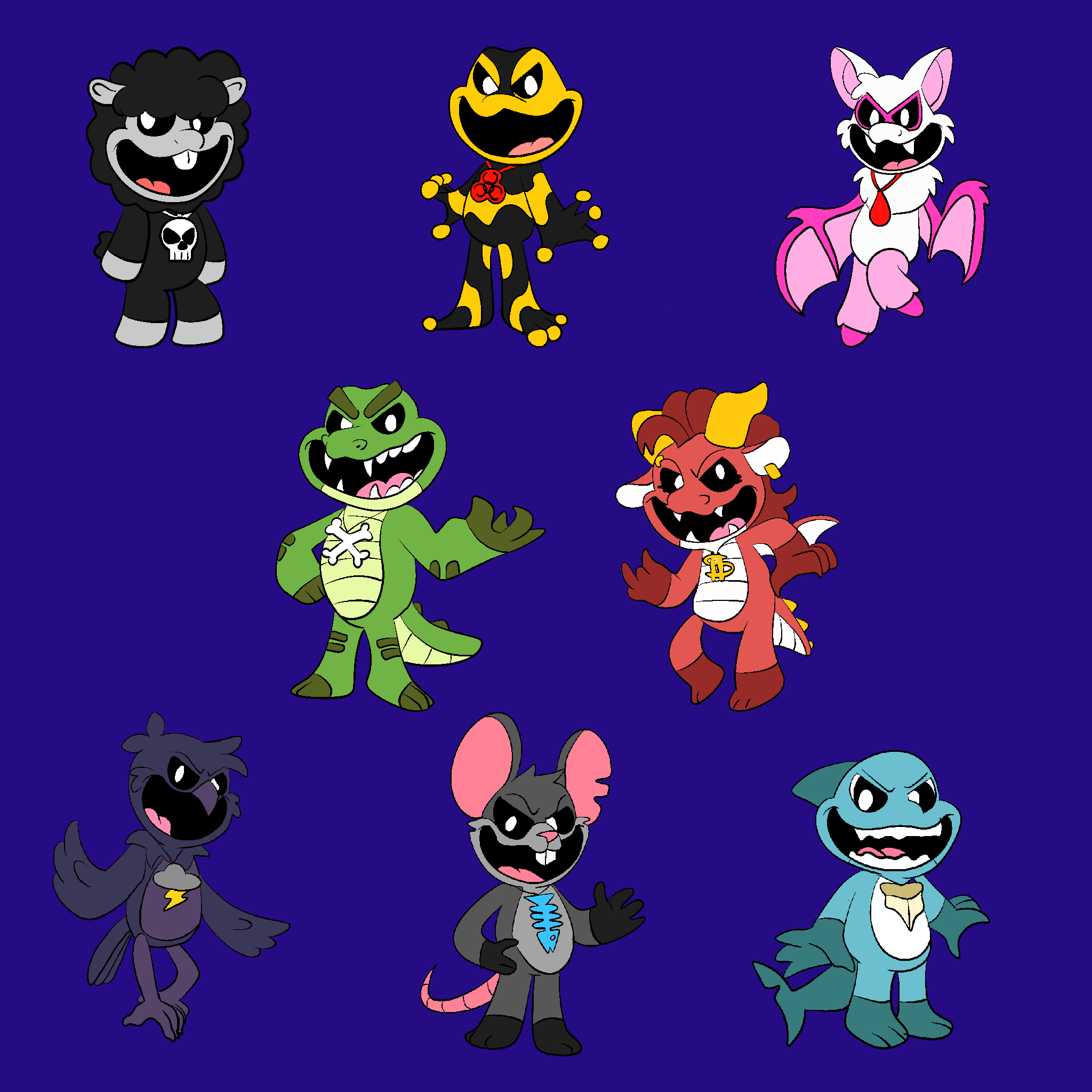 Dark Critters Nightmare critters by madolyntigerwolf16 on DeviantArt