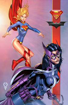 Supergirl and Huntress