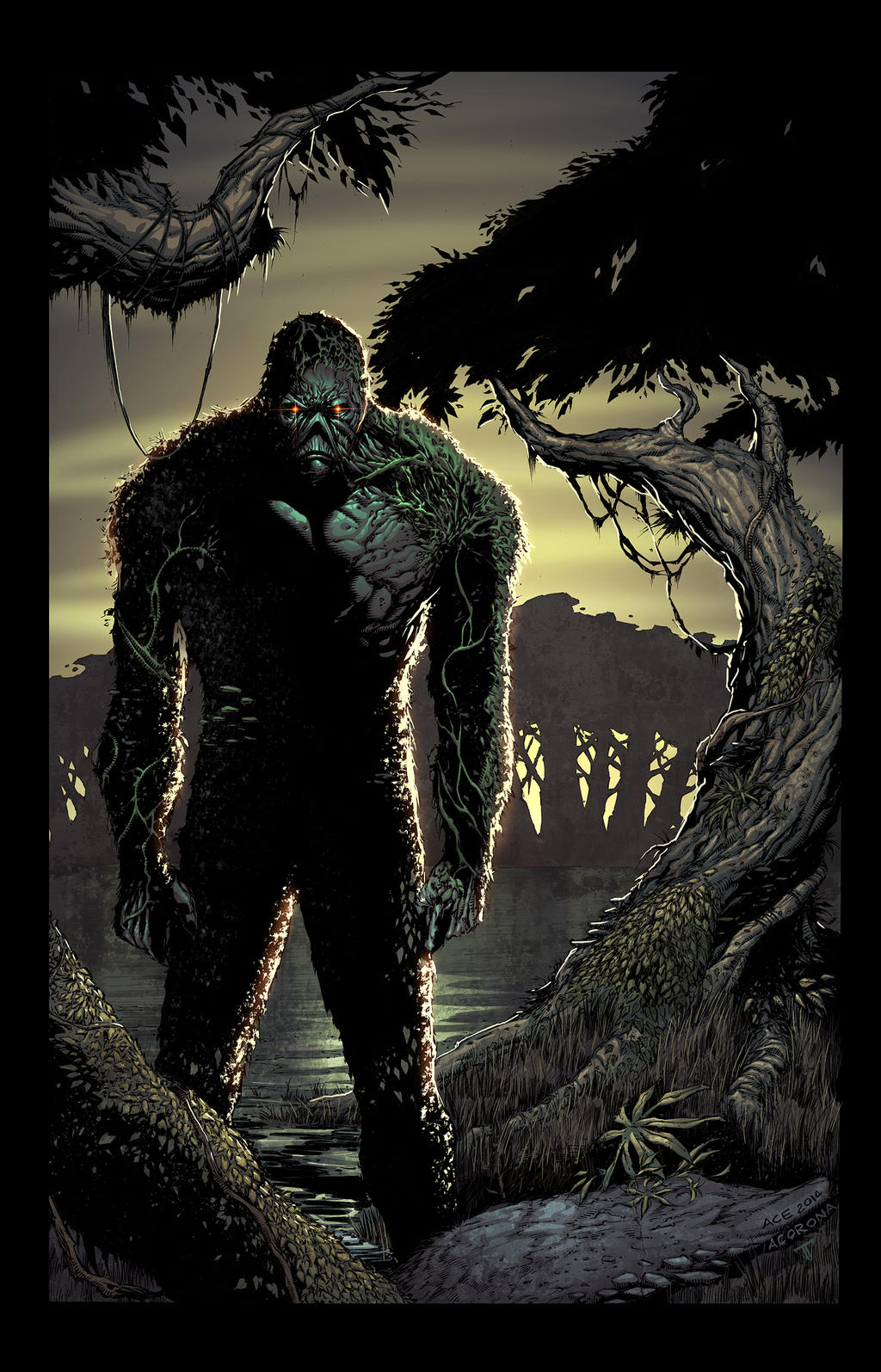 Color Swamp Thing Swamp Thing by juan7fernandez on DeviantArt