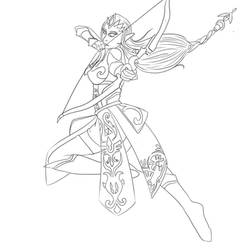 Zelda Lineart