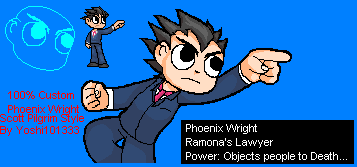 Phoenix Wright Scott Pilgrim