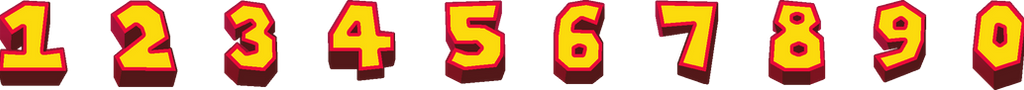 Mario Numbers Gold Rings Super Mario Rpg Numbers by BlueToad-10 on DeviantArt