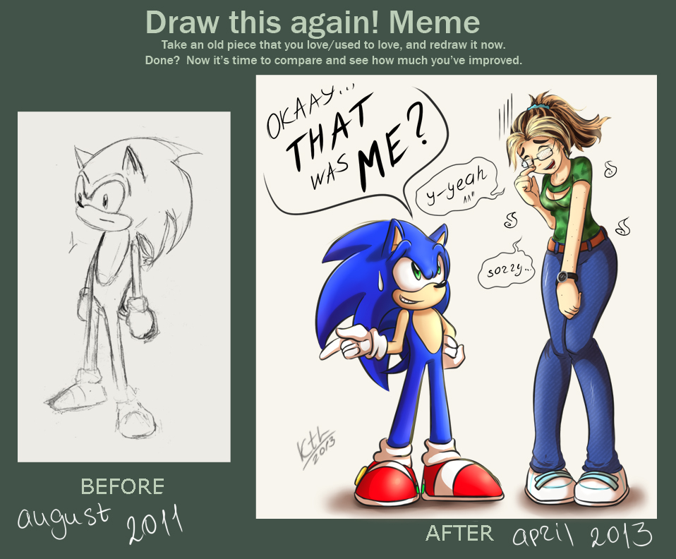 Sonic Draw 25 Meme: It Do Be Like That. by Venicequeen1011 on DeviantArt