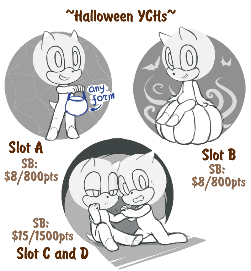 Halloween YCHs [CLOSED]