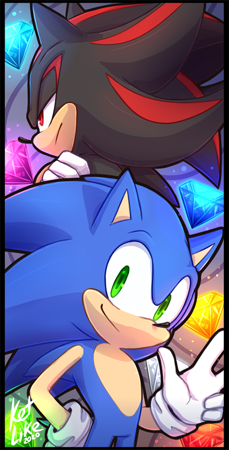 [Panel 3] Imma Sonic fan!