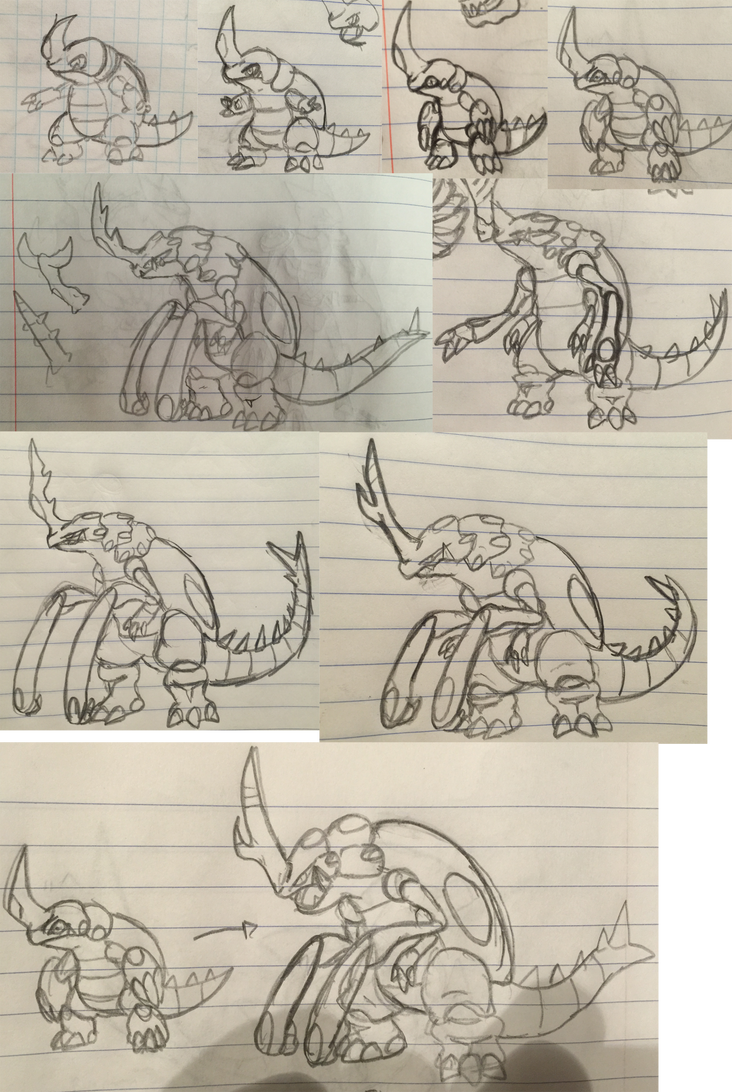 Chigon design sketch dump by KronnicK on DeviantArt