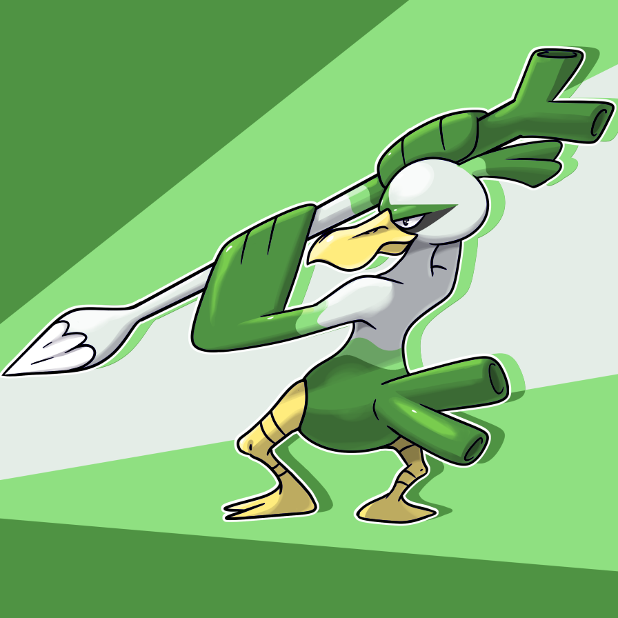 Kantonian Farfetch'd evolution: Luck'duck [OC] : r/pokemon