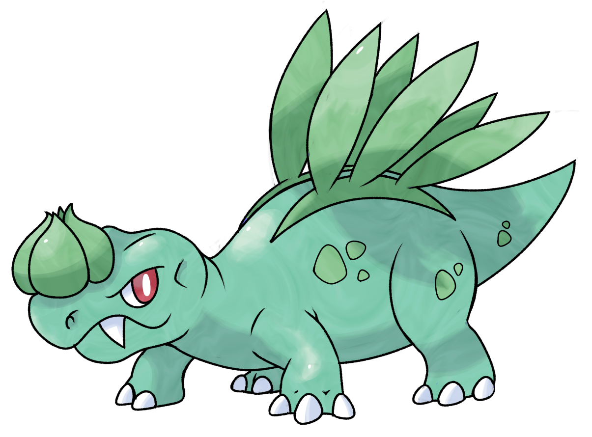 Saurabulb the Bulbasaurus Fakemon by KronnicK on DeviantArt
