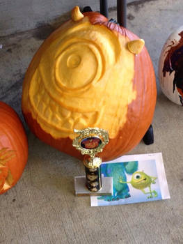 Monsters inc. pumpkin