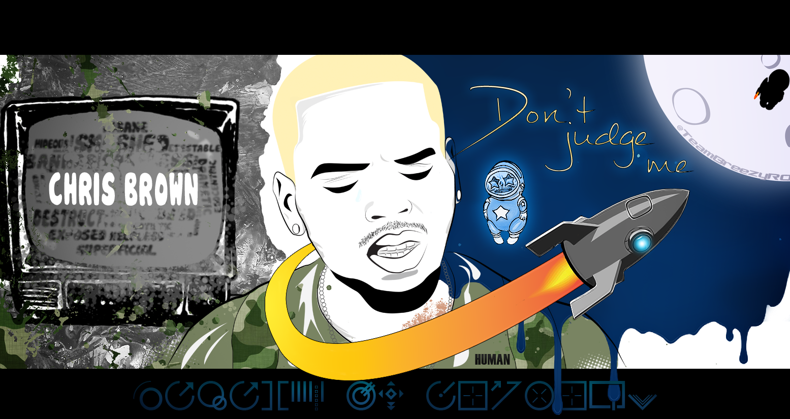 Chris Brown Vector Illustration (Don't Judge Me)