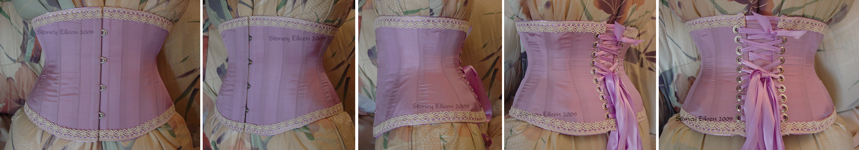 Lavender Underbust Corset