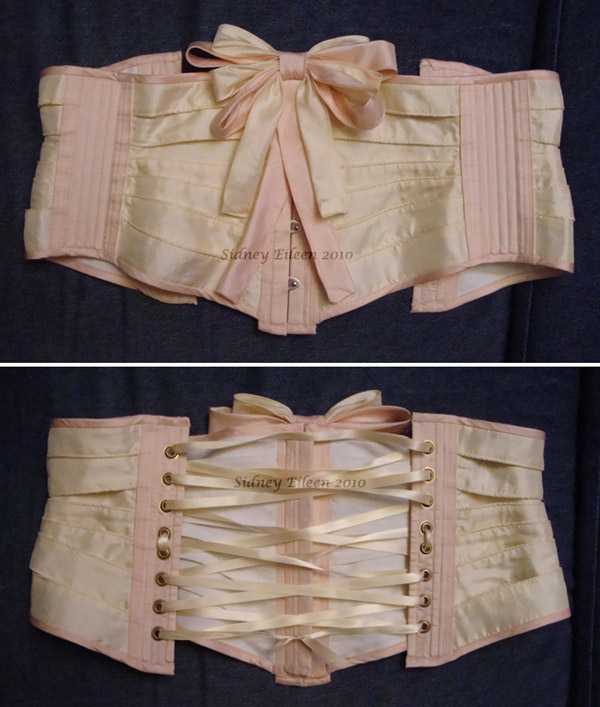 Silk Ribbon Corset - Flat