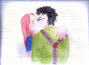 Harry kisses Ginny
