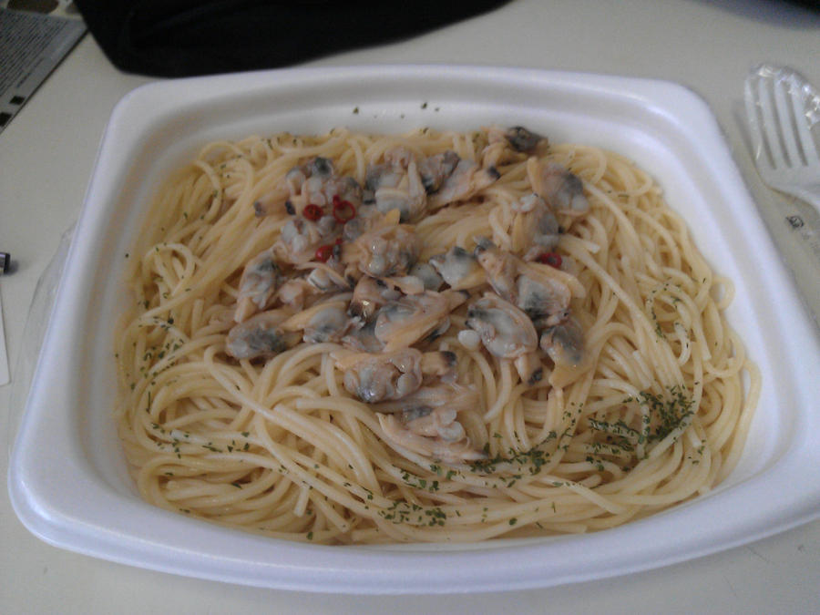 Japanese Bento: Spaghetti Vongole