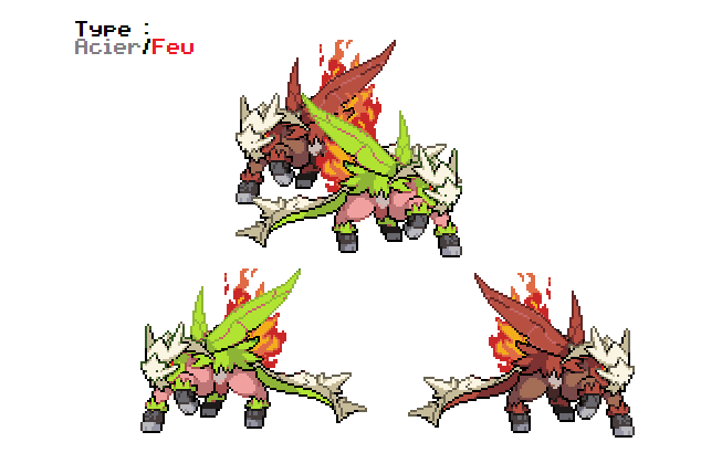 Pokemon fusion : pokemon sage starter