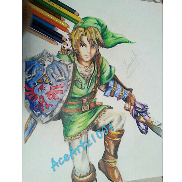 finished. link from legend of zelda