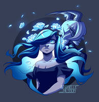 Ghost Flower - Blue