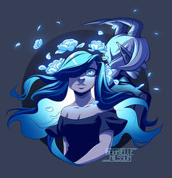 Ghost Flower - Blue