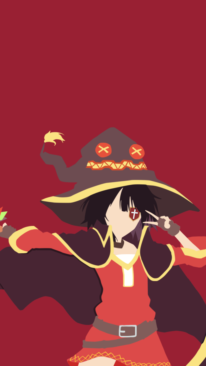 Megumin Background Bordered Megumin Wallpaper phone 2 by Derpdrake on DeviantArt