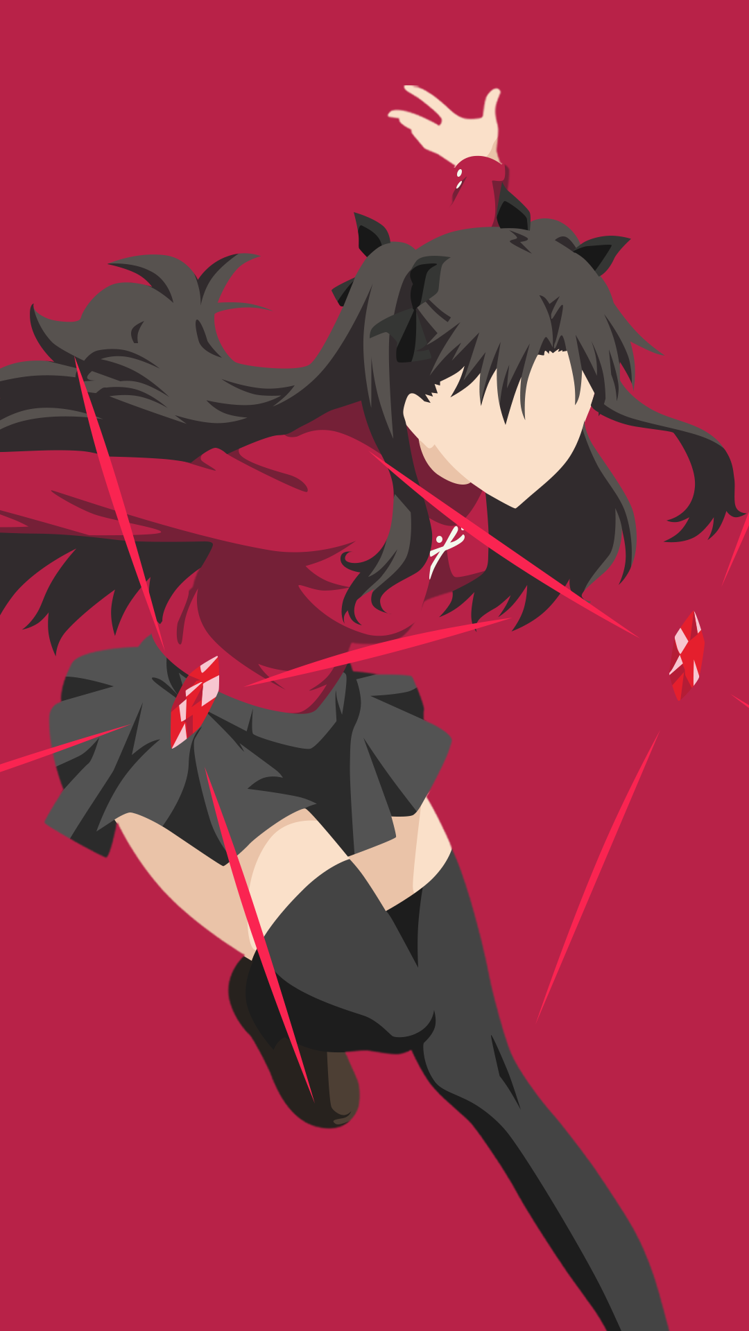 Rin Tohsaka 2 Wallpaper phone by Derpdrake on DeviantArt