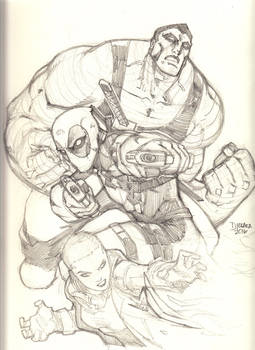 Team Deadpool Pencils