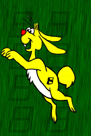 Rabbit Yellow Good Luck hq by santos0002 on DeviantArt