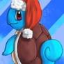 Squirtle Christmas Edition Fanart (December 2016)