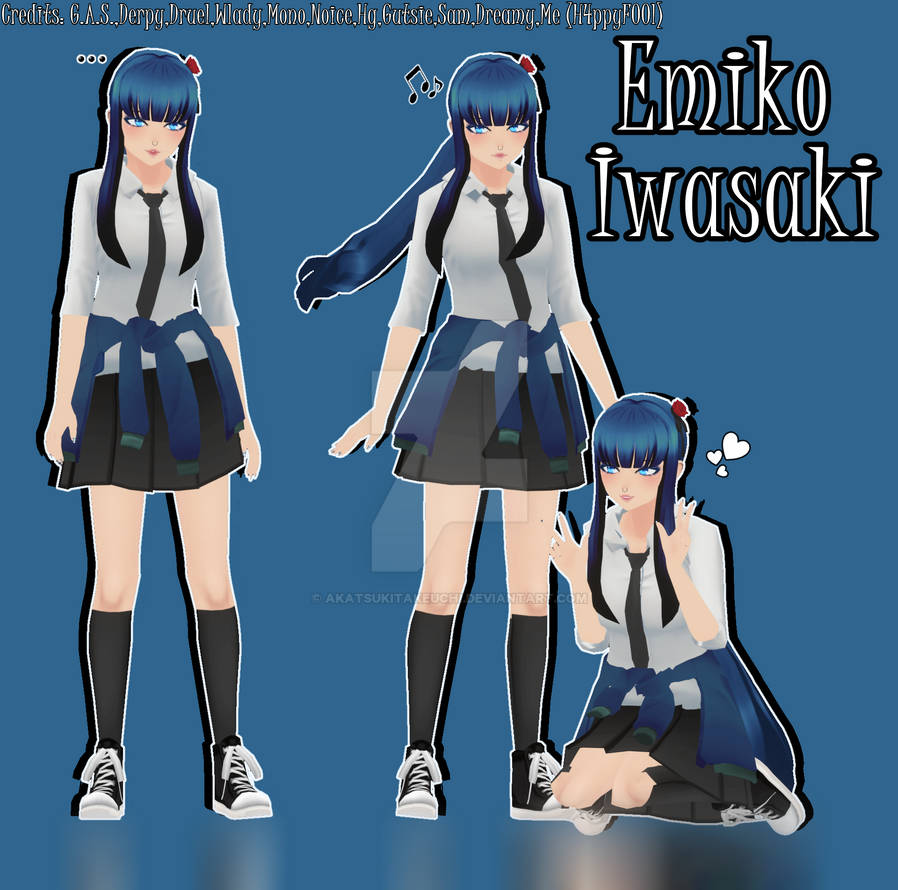 Emiko Iwasaki (YanSim OC) by AkatsukiTakeuchi on DeviantArt
