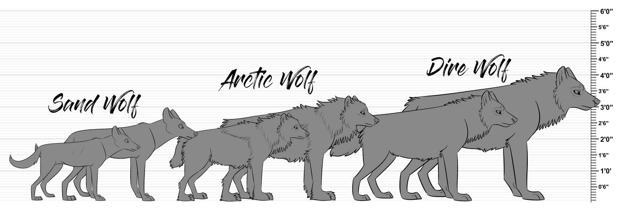 {Ancient Origins} Wolf Size Chart by AncientOriginsStaff on DeviantArt